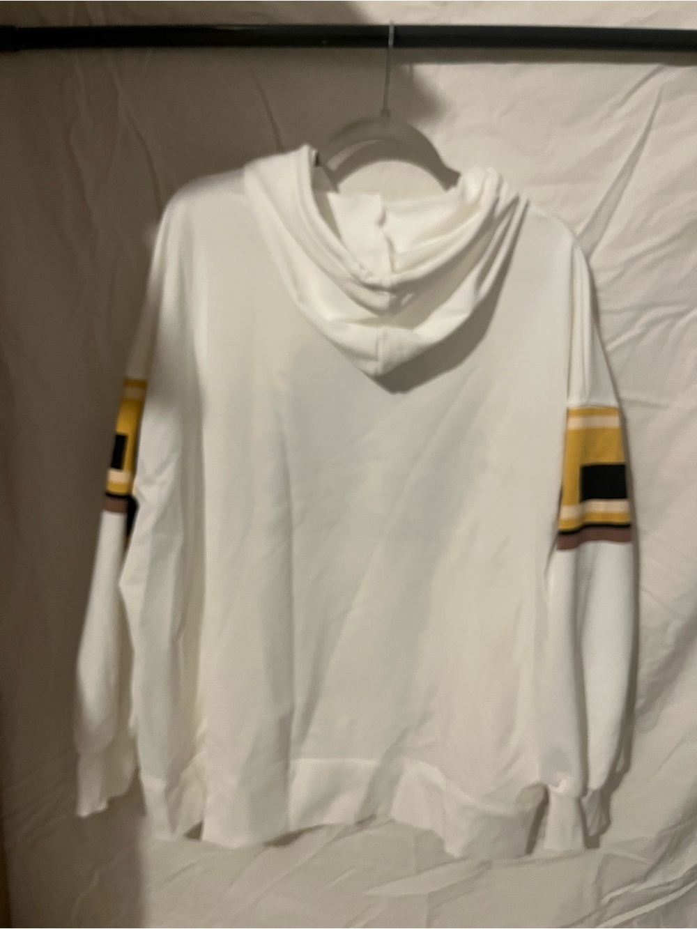 SHEIN White Drawstring Hoodie - Picture 2 of 3